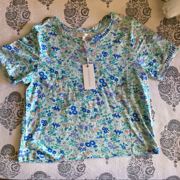 LoveShackFancy | Calix Tee Frosted Jade - Picture 2 of 8